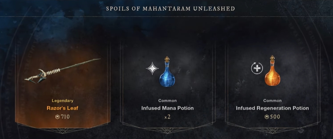 spoils of mahantaram unleashed